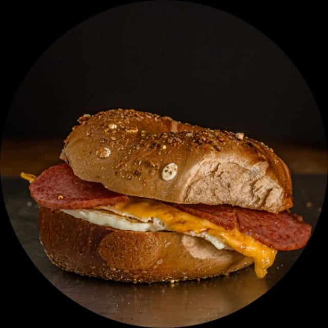 Breakfast Sandwiches with 2 Eggs & Breakfast Meat.