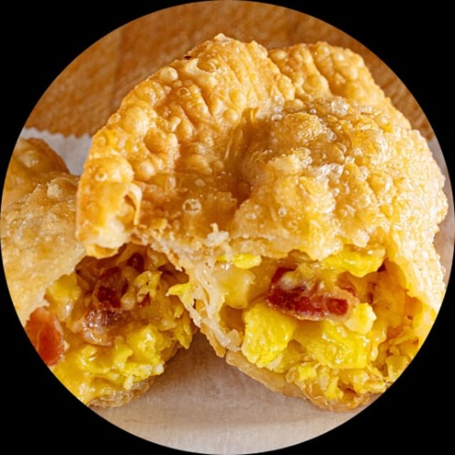 Bacon, Egg, & Cheese Empanada.