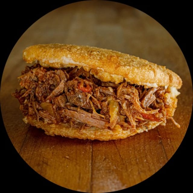 Beef Arepa.
