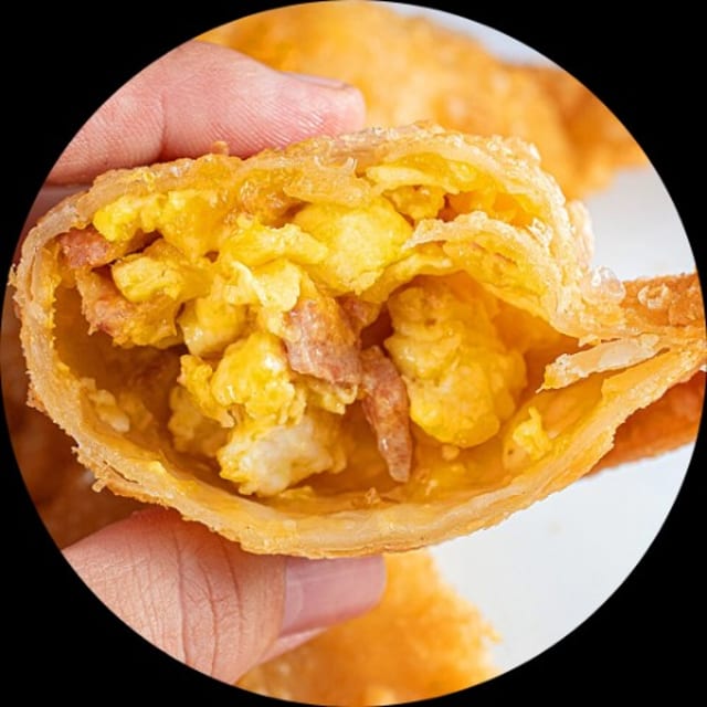 Pork Roll, Egg, & Cheese Empanada.