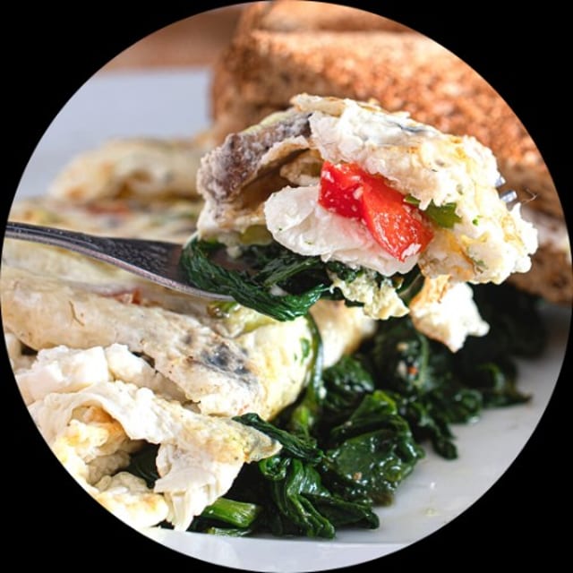 Vegetable Omelette.