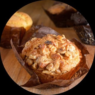 Muffin Toasted with Butter
