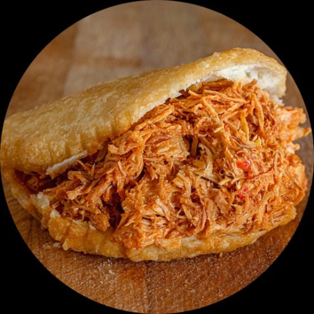 Chicken Arepa.